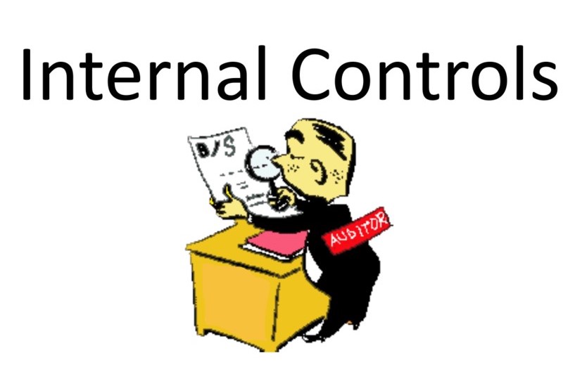 Internal Controls Banner with a white background